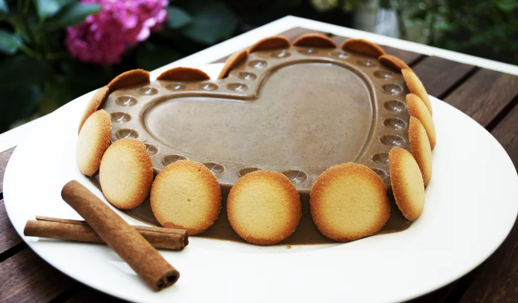 сердце, торт, пирожное, сладкое, еда, десерт, шоколад