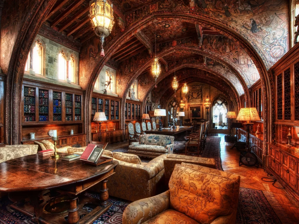 library, wide, books, book, read, old