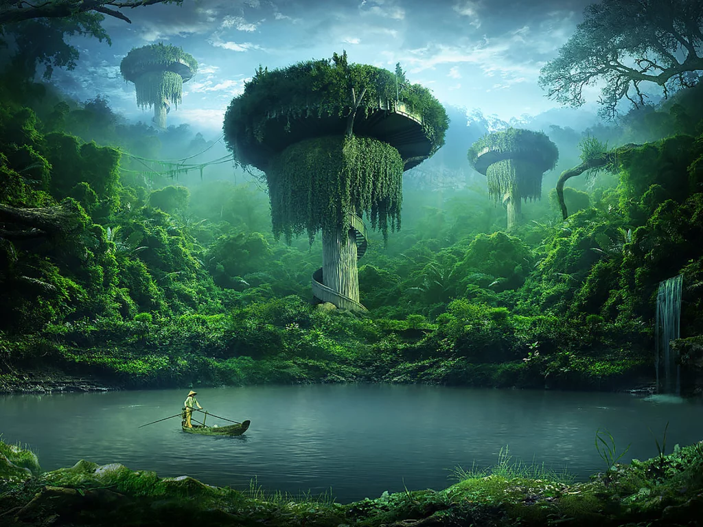 planet, alien, forest, flower, last, quiet, place, elena, dudina