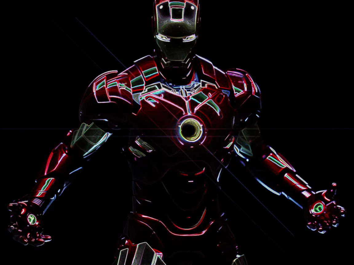 неон, железный человек, iron men, тони старк, старк, тони