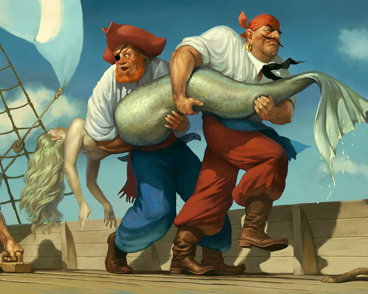 corsars, bigfish, big, fish, waldemar, kazak, waldemarkazak, mermaid