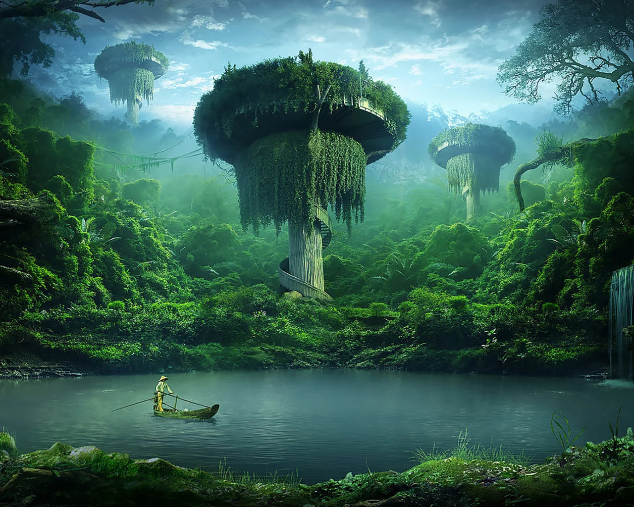 planet, alien, forest, flower, last, quiet, place, elena, dudina