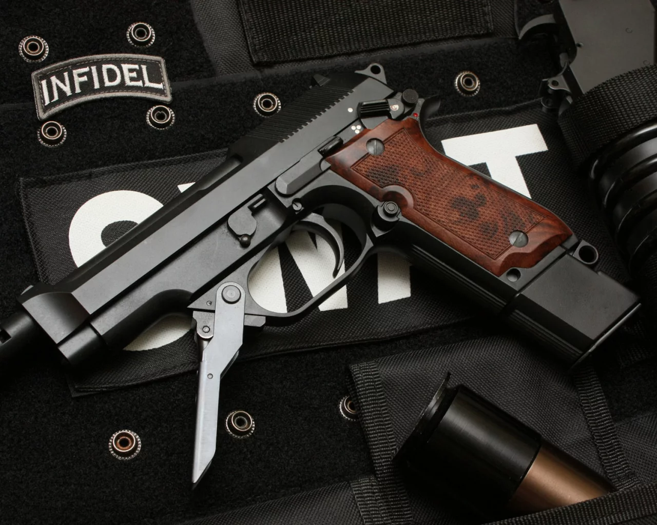 пистолет, темный, 93r, beretta, swat, weapons, handguns, pistol, weapon, gun, pistols, weapons, chrom, dark, wide, pistolet