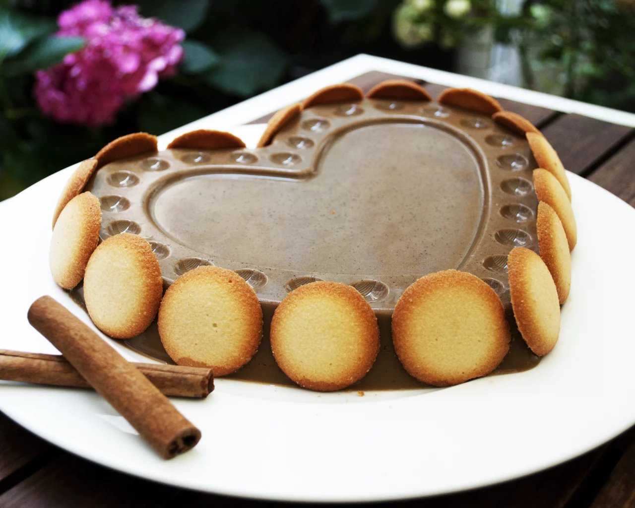 сердце, торт, пирожное, сладкое, еда, десерт, шоколад