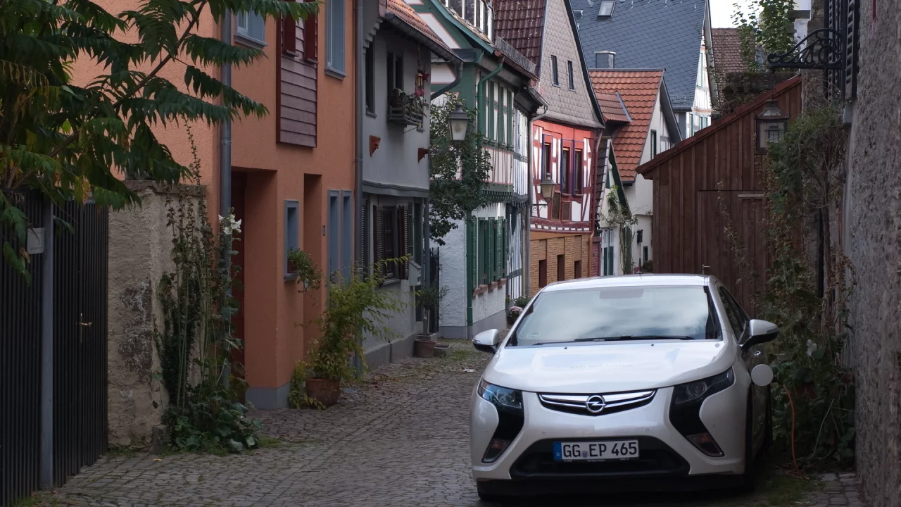 электромобиль, опель, ампера, opel, ampera, зарядка, технологии, ермания, дома, улица