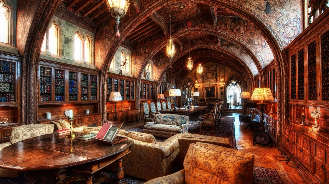 library, wide, books, book, read, old