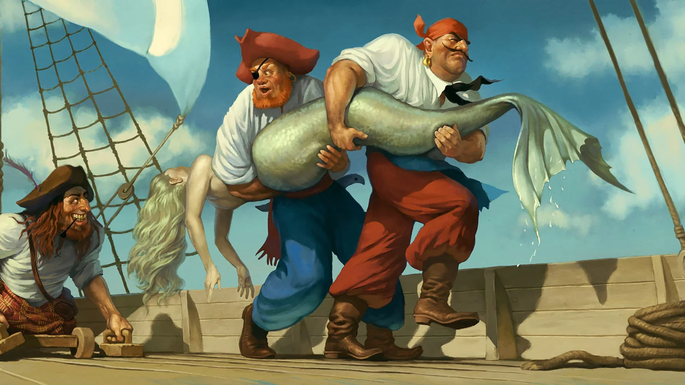 corsars, bigfish, big, fish, waldemar, kazak, waldemarkazak, mermaid