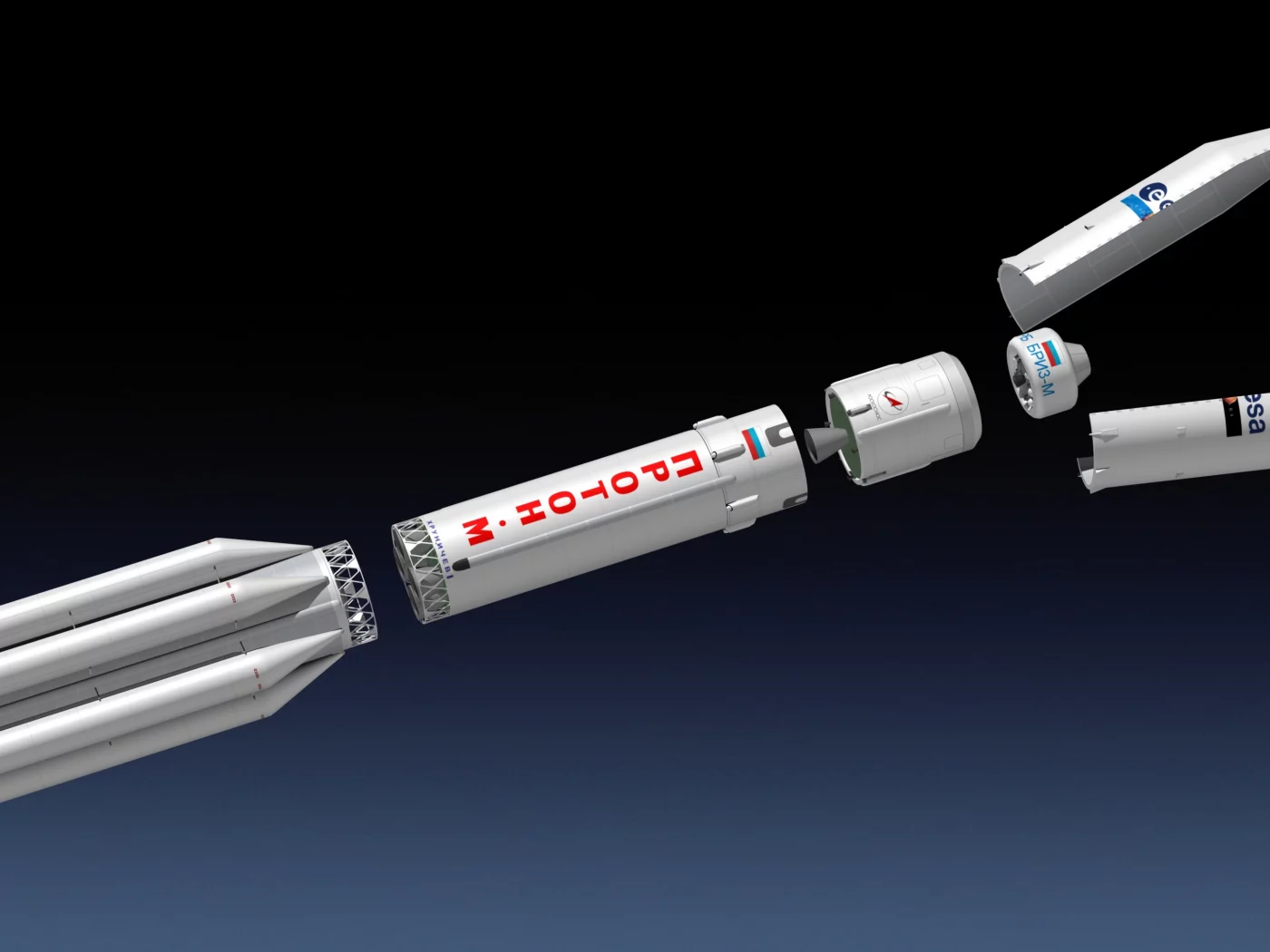 ракета, протон, роскосмос, ека, esa, наука, техника, космос