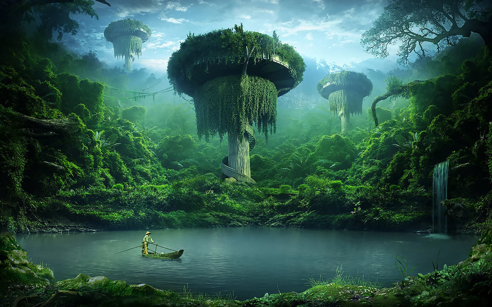 planet, alien, forest, flower, last, quiet, place, elena, dudina