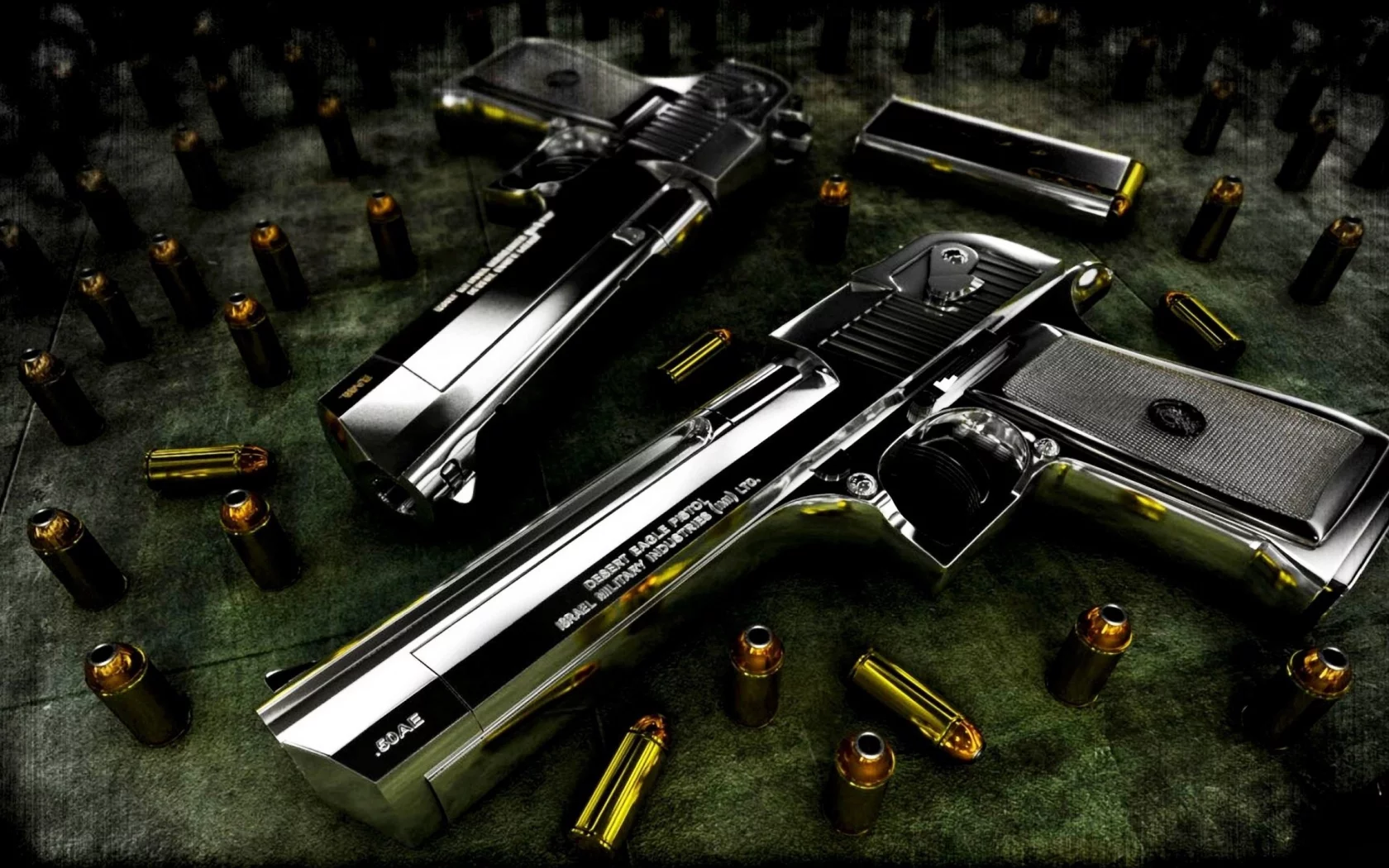 desert, eagl, doubl, police, gun, silver, wallpaper, орёл, пустыни, хром