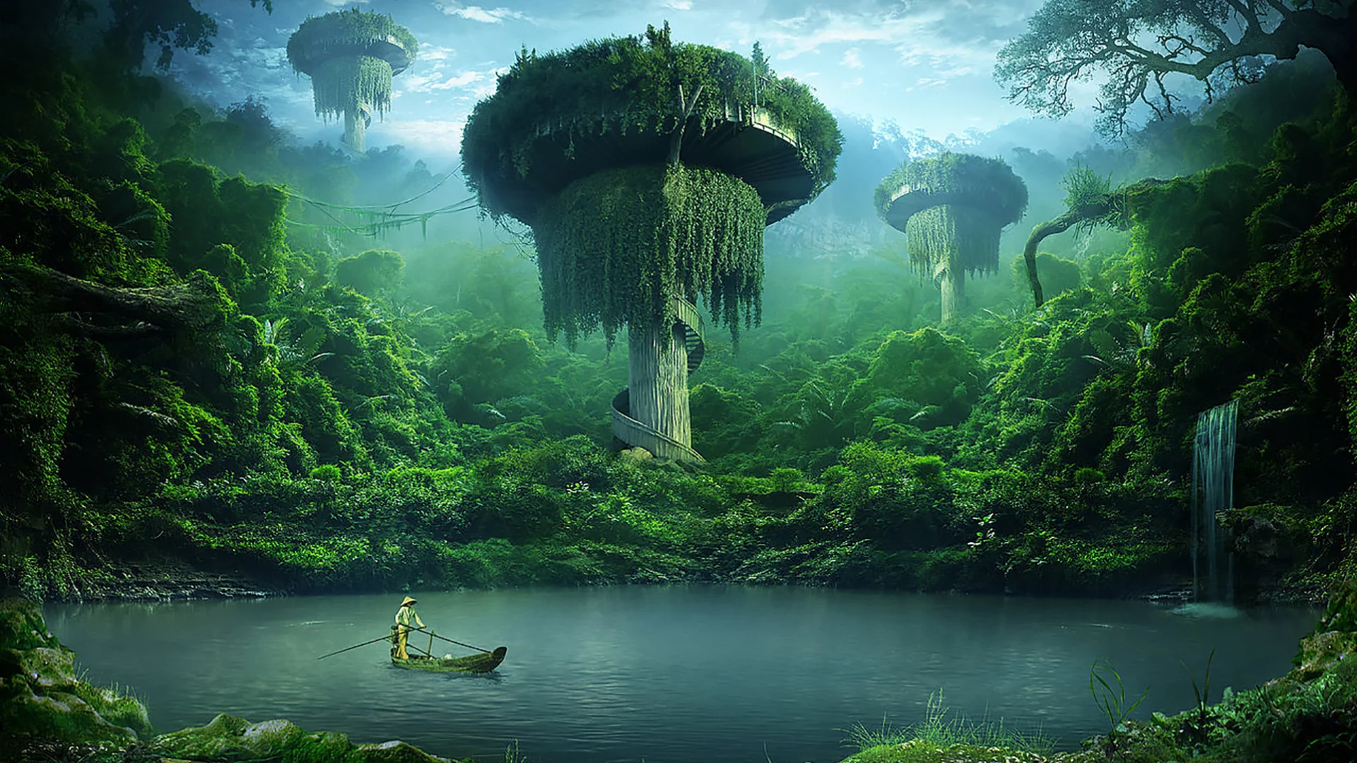planet, alien, forest, flower, last, quiet, place, elena, dudina