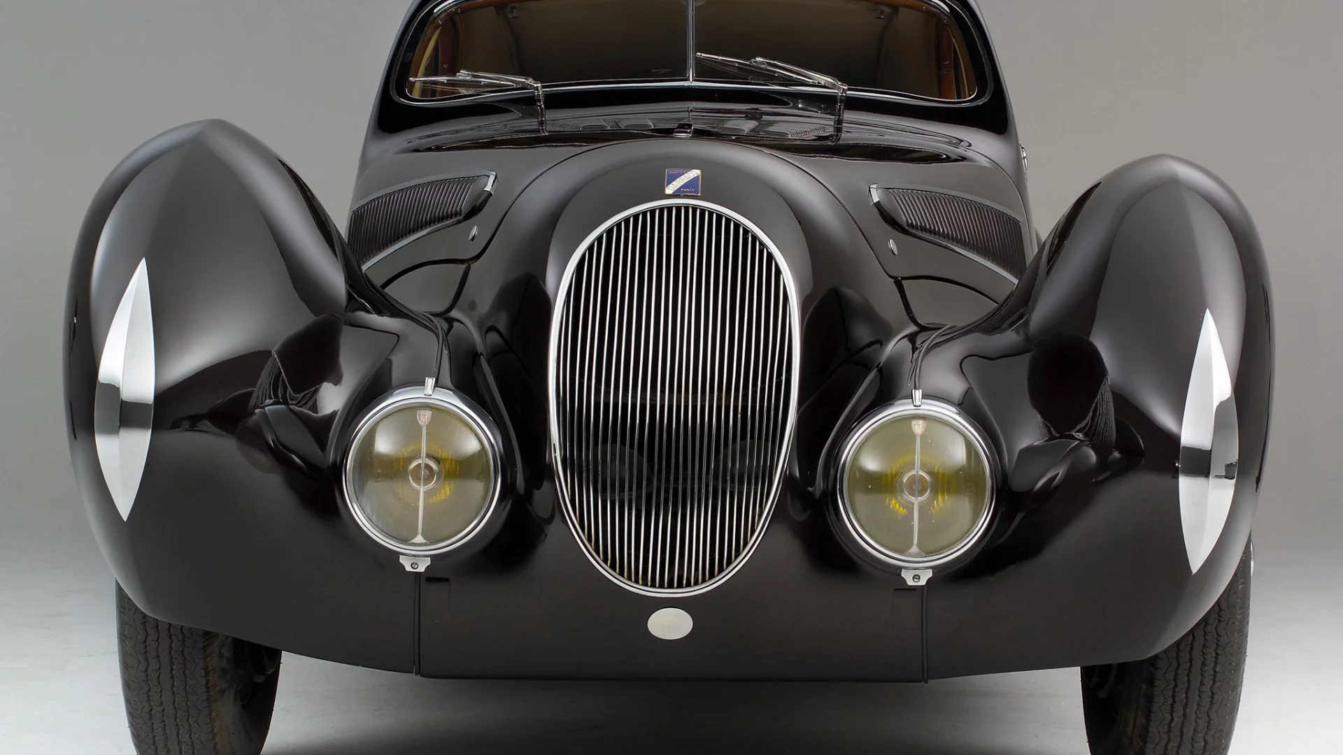 автомобиль, talbot, lago, t150css, figoni, falaschi, luxury, retro, sedan, 1938, car, room, sun, sky, dark, summer, see, front, indusrial, black, wide