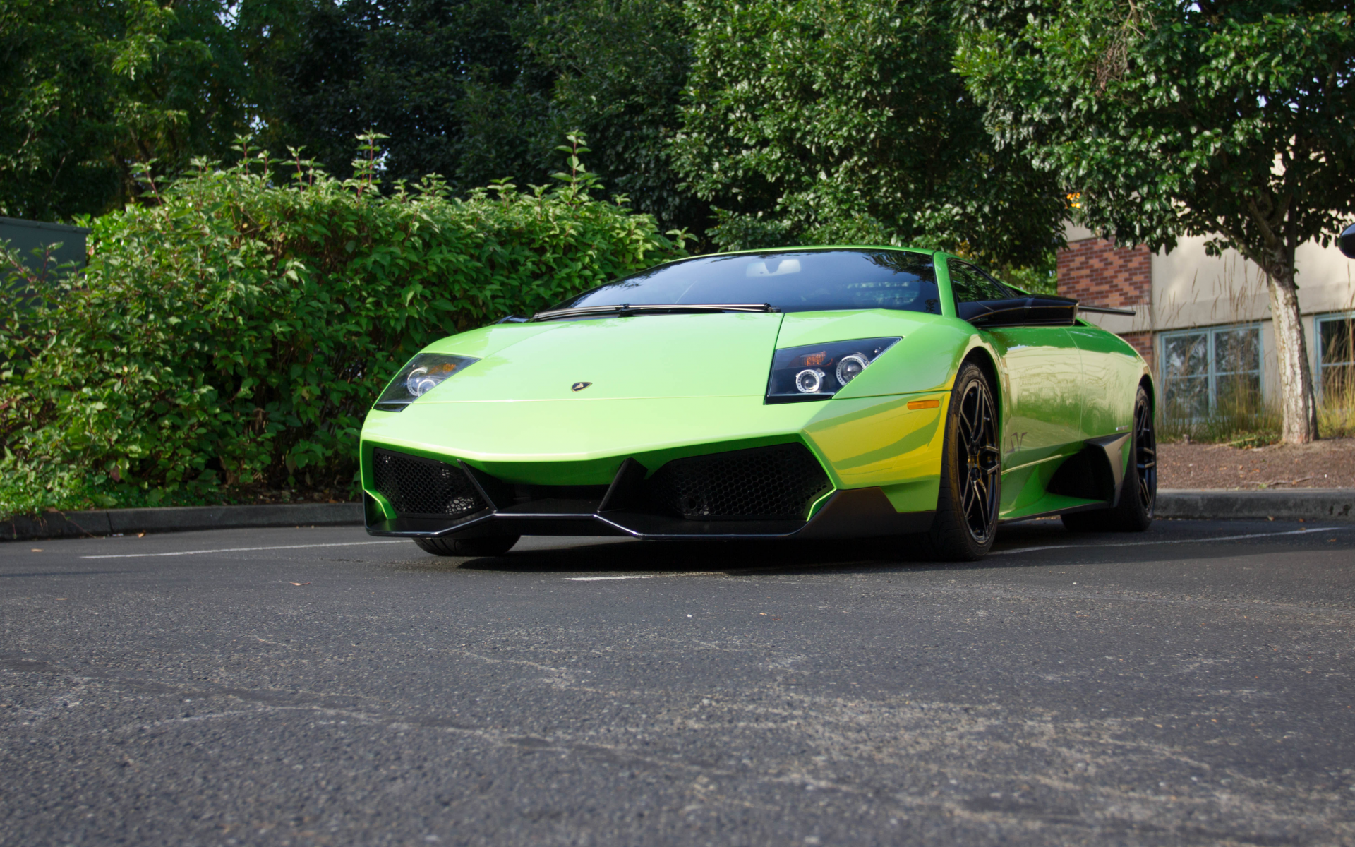 lp670-4 sv, ламборгини, green, мурсиэлаго, murcielago, lamborghini