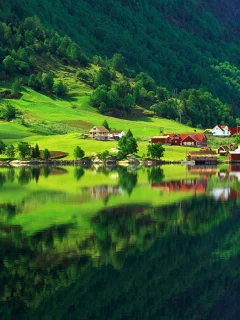 озеро, альпы, предгорье