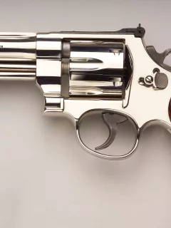 револьвер, хром, smith, wesson, m27, weapon, gun, pistols, weapons, chrom, silver, white, sun
