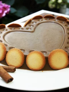 сердце, торт, пирожное, сладкое, еда, десерт, шоколад