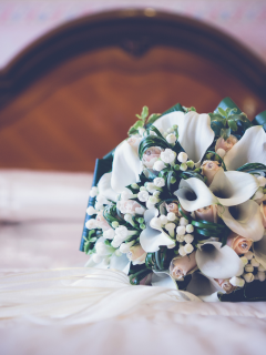 свадебный, цветы, букет