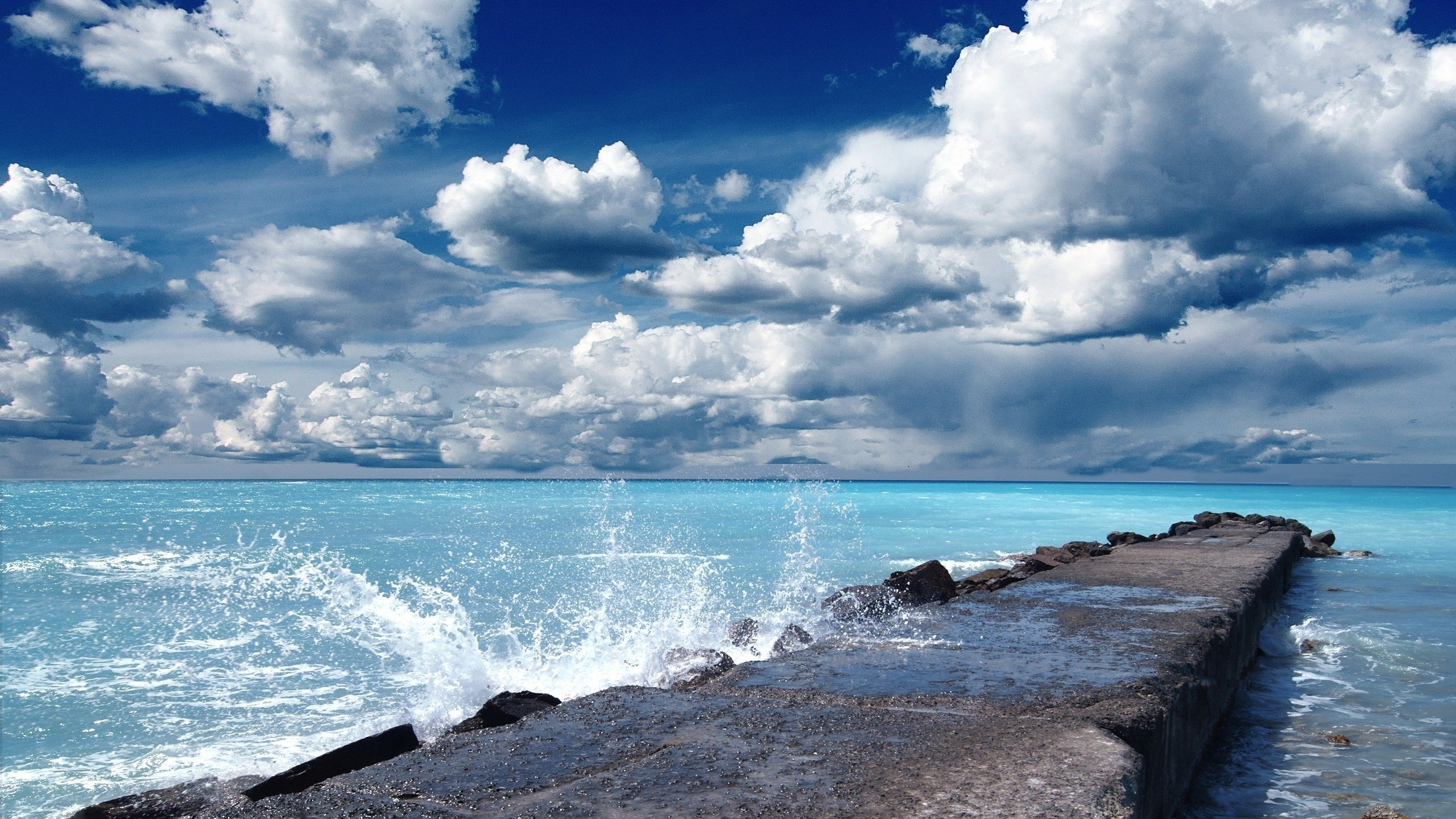 beach, пляж, sea, landscape, bridge, beauty, sky, clouds, water, spray, wave, jcean, ocean, coast, sea, sky, sunshine, emerald, blue, sand, see, up, sun, summer, smile, wide