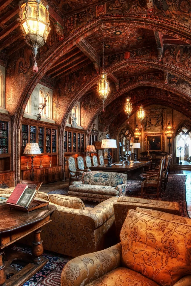 library, wide, books, book, read, old
