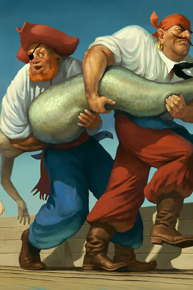 corsars, bigfish, big, fish, waldemar, kazak, waldemarkazak, mermaid