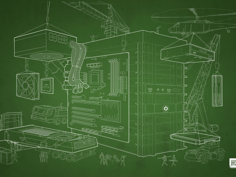 diy blueprint wallpaper, nvidia, gtx, geforce