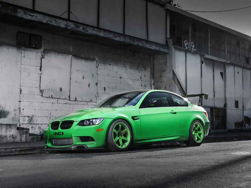 зеленый, e92, тень, антикрыло, green, m3, bmw, вид сбоку, бмв
