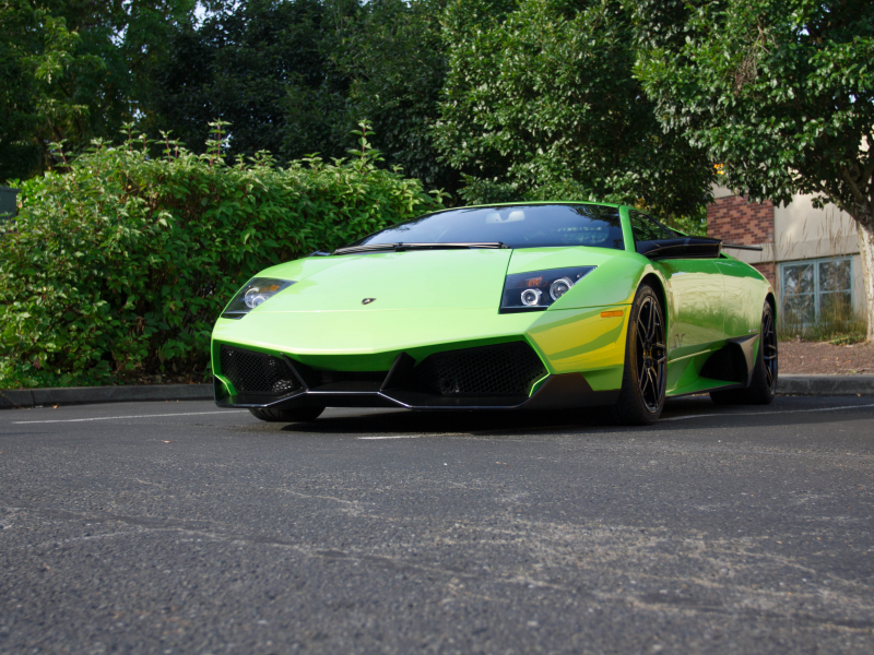 lp670-4 sv, ламборгини, green, мурсиэлаго, murcielago, lamborghini