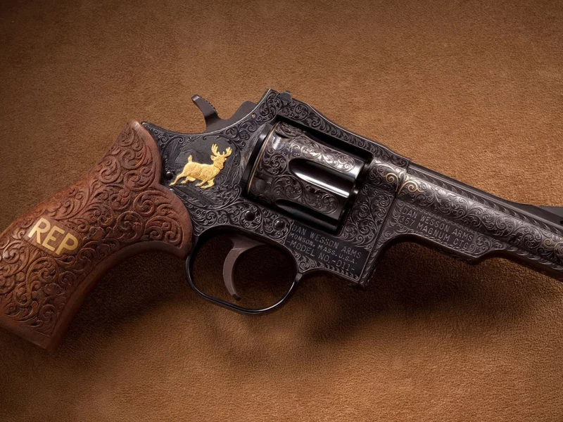револьвер, инкрустация, серебро, золото, revolver, weapon, gun, dan, mod, d11, gold, pistols, weapons, dark, silver