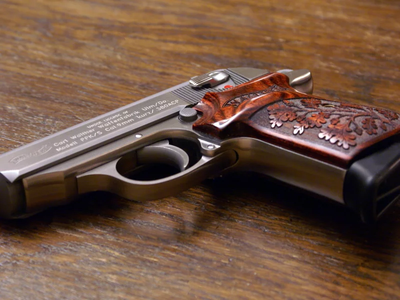 пистолет, инкрустация, хром, weapon, gun, walter, ppk, gold, pistols, weapons, chrom, silver, white