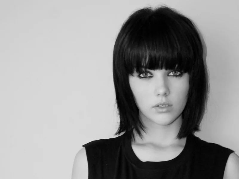 модель, черно-белая, sexy girl, брюнетка, mellisa clarke, brunette