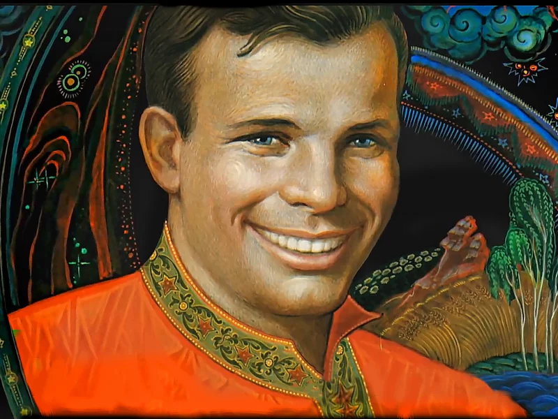 юрий гагарин, космонавт, лётчик, легенда, герой, улыбка, картина, космос