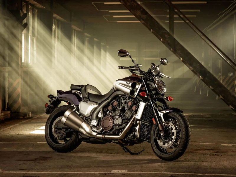 yamaha, vmax, vmx17, superbike, motorbike, bike, storm, highball, dark, see, sun, darkness, highway, town, мотоцикл, wide