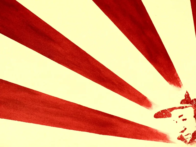 red, painted, style, art