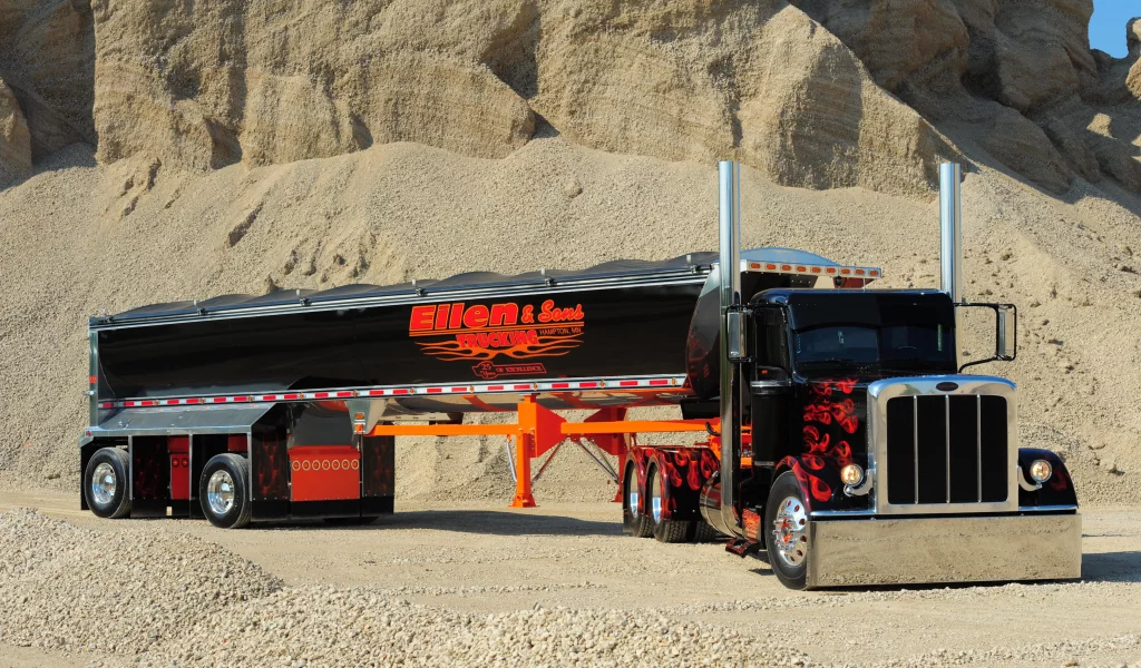 custom, show, semi, truck, peterbilt