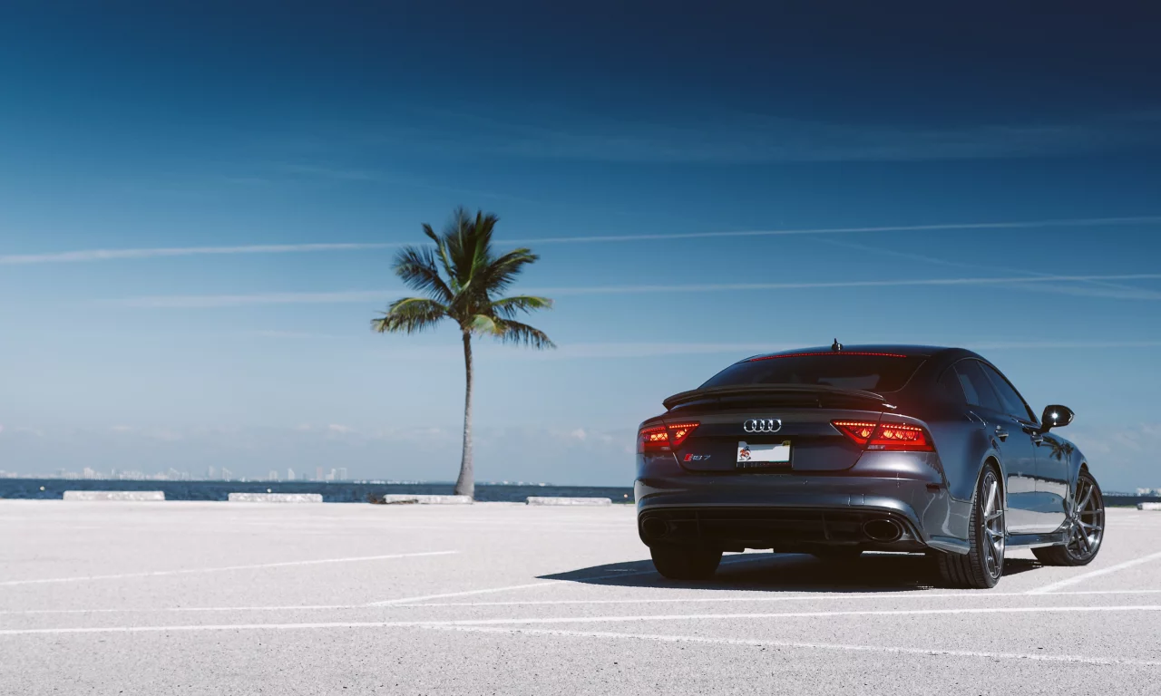 parking, rs7, ауди, audi, rear, пальма