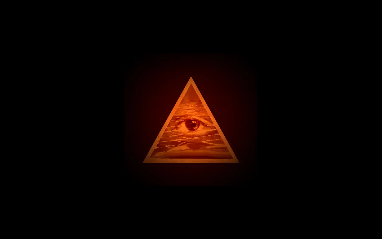 глаз, минимализм, pyramid, пирамида, abstract