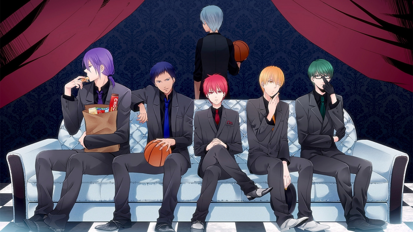 баскетбол куроко, aomine daiki, kise ryouta, akashi seijuurou, kuroko no basket