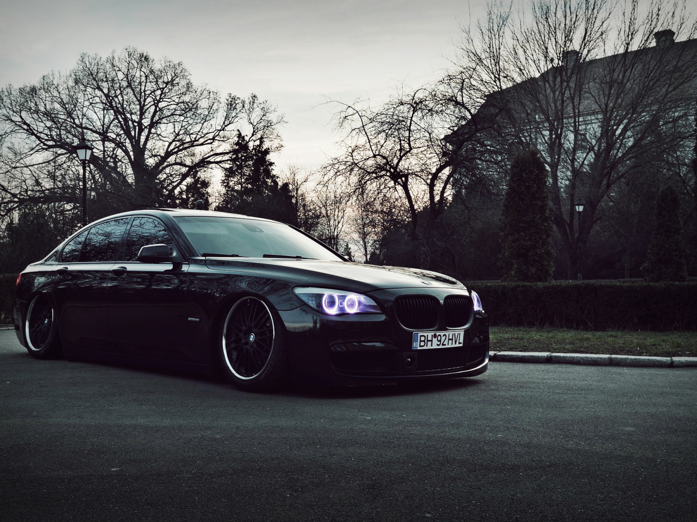 f01, bmw, stance, тюнинг, бмв, диски, фары, black, 7 series, dark