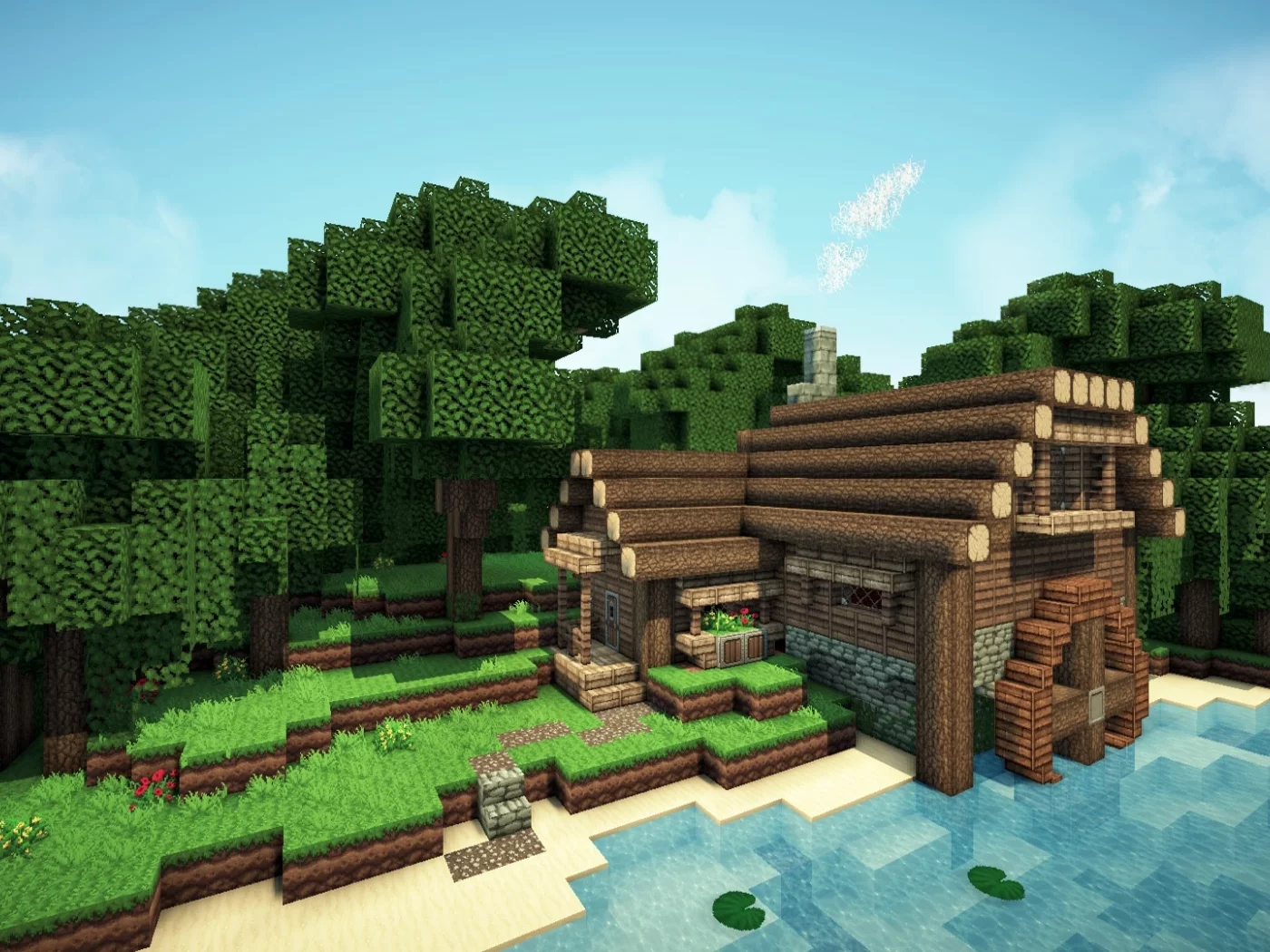 game, minecraft, home, wallpaper