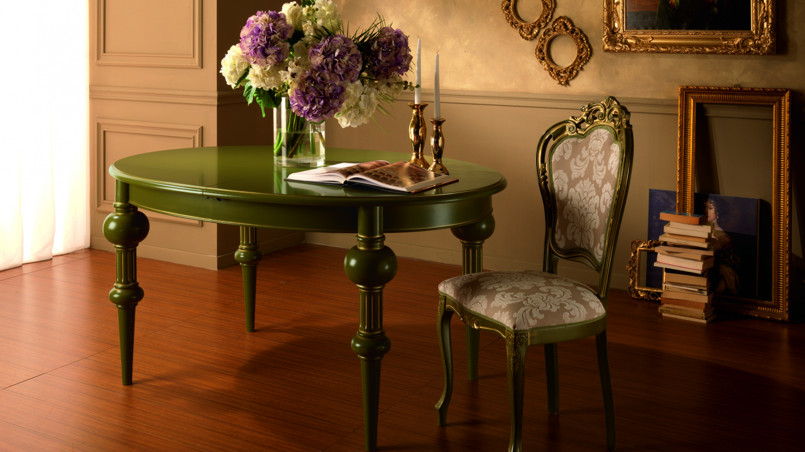 стол, classic, tomassi, классический интерьер, стул