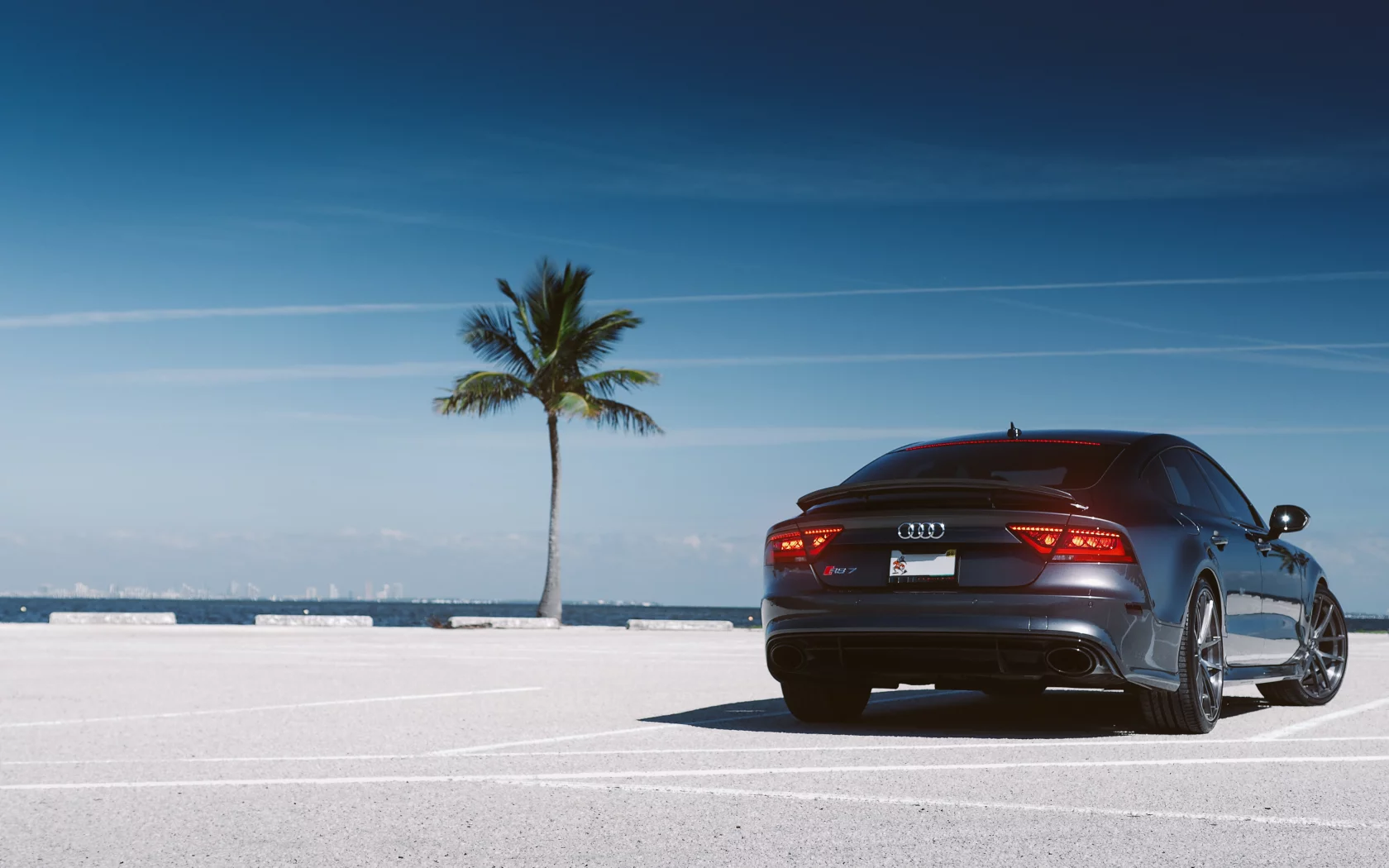 parking, rs7, ауди, audi, rear, пальма