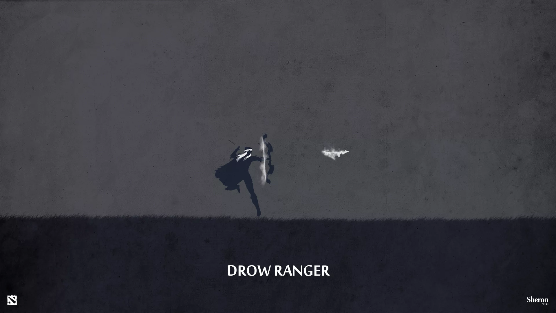 minimalsm, dota 2, sheron1030, archer, arrow, valve, dark, traxex, drow ranger