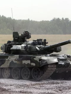 танк, т 90, поле