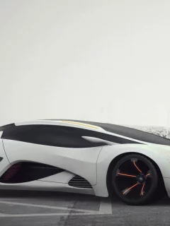 машина, лада, lada, спорткар, гонка, облака, небо