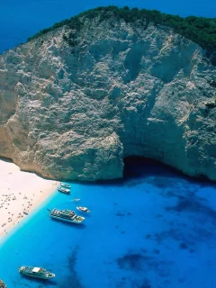 море, океан, вода, пляж, яхта, лагуна, горы