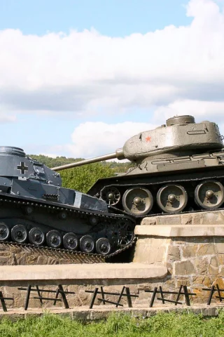 танки, т 34 85, пз 4