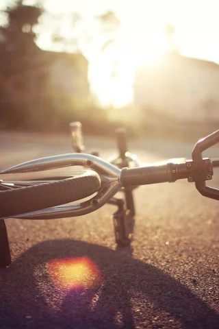 асфальт, руль, настроения, колесо, велосипед, bicycle