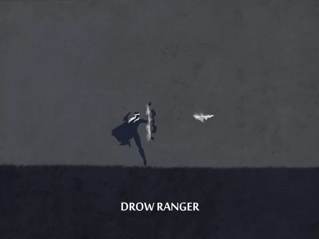 minimalsm, dota 2, sheron1030, archer, arrow, valve, dark, traxex, drow ranger