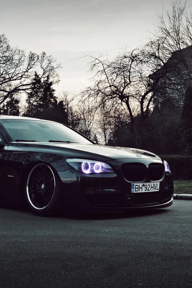 f01, bmw, stance, тюнинг, бмв, диски, фары, black, 7 series, dark