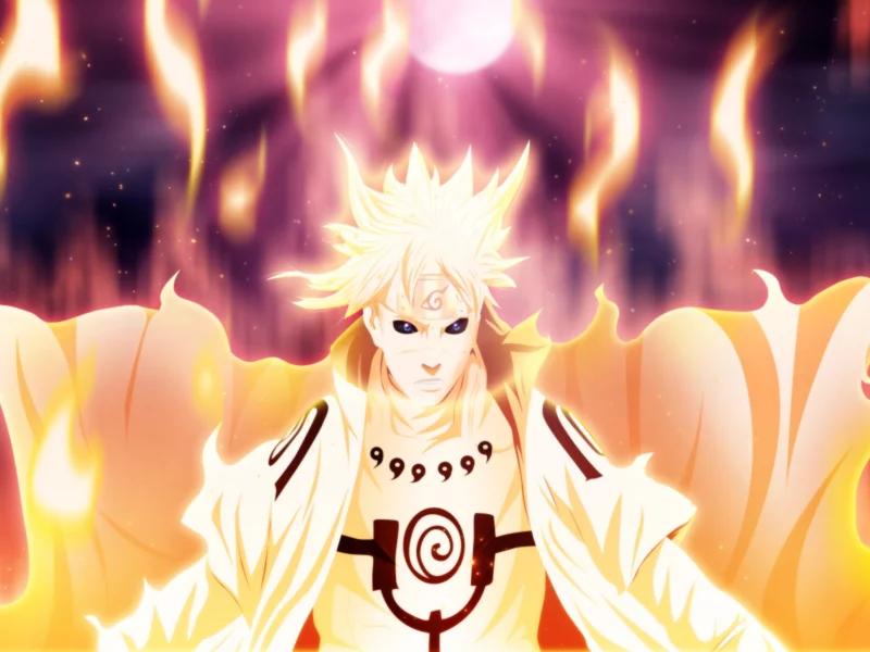магия, аниме, naruto, namikaze minato, наруто, robcv, парень, арт
